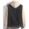 image:imageFlygo Mens Button Down Denim Jeans Vest Jacket Plus Size 3XLBlack