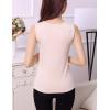 image:imageFlygo Womens Cotton Thermal Fleece Lined Underwear Shirt Cami Tank Top Vest Nude Medium