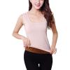 image:imageFlygo Womens Cotton Thermal Fleece Lined Underwear Shirt Cami Tank Top Vest Nude Medium