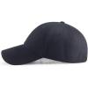 image:imageFlygo Mens Curved Brim Plain Blank Trucker Baseball Hat  Adjustable Dad CapBlack