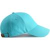 image:imageFlygo Mens Curved Brim Plain Blank Trucker Baseball Hat  Adjustable Dad CapLight Blue