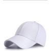 image:imageFlygo Mens Curved Brim Plain Blank Trucker Baseball Hat  Adjustable Dad CapWhite