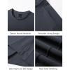 image:imageFlygo Mens Workout Shirts Athletic Running Gym Short Sleeve TShirts Quick Dry Sun Protection Cooling Active Tee TopsDarkgrey