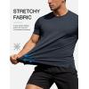 image:imageFlygo Mens Workout Shirts Athletic Running Gym Short Sleeve TShirts Quick Dry Sun Protection Cooling Active Tee TopsGreygreenblackdarkgrey
