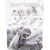 image:imageFlygo Summer PJs for Women Set 2 Piece Womens Floral Ruffle Trim Cami Top and Shorts Lounge Sleepwear Set with PocketsLightpurple