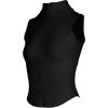 image:imageFlygo Womens Slim Full Zip Yoga Vest Sleeveless Workout Sports Gym JacketBlack