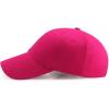 image:imageFlygo Mens Curved Brim Plain Blank Trucker Baseball Hat  Adjustable Dad CapWine Red
