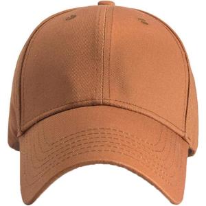 image:imageFlygo Mens Curved Brim Plain Blank Trucker Baseball Hat  Adjustable Dad CapKhaki