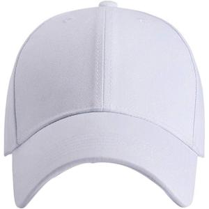 image:imageFlygo Mens Curved Brim Plain Blank Trucker Baseball Hat  Adjustable Dad CapWhite
