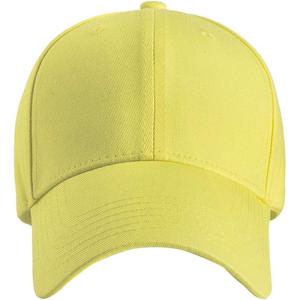 image:imageFlygo Mens Curved Brim Plain Blank Trucker Baseball Hat  Adjustable Dad CapYellow