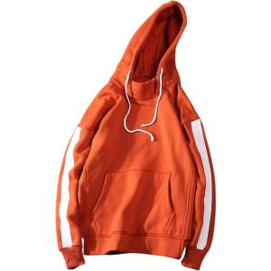 image:imageFlygo Mens Fall Winter Casual Long Sleeve Sweatshirt Hoodies Top Blouse Tracksuits S Orange