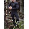 image:imageFlygo Men Thermal Underwear Set Soft Long Johns Set Sweat Quick Drying Tops and BottomBlack