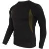 image:imageFlygo Men Thermal Underwear Set Soft Long Johns Set Sweat Quick Drying Tops and BottomBlack
