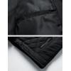 image:imageFlygo Mens Bomber Jacket Winter Warm Diamond Quilted Padded Coats with Zip PocketsBlack
