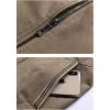 image:imageFlygo Mens Casual Winter Warm Fleece Sherpa Lined Cotton Bomber Jacket CoatArmy Green