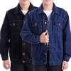 image:imageFlygo Mens Classic Unlined Denim Jacket Rugged Jean Trucker OuterwearLight Blue