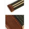 image:imageFlygo Mens Juniors Casual Braided Canvas Woven Fabric BeltGrey