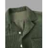 image:imageFlygo Mens Summer 2 Piece Outfits Waffle Sets Short Sleeve Shirts and Shorts Set Vacation Beach Outfit for MenArmy Green