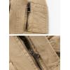 image:imageFlygo Mens Thicken Winter Fleece Lined Hooded Jacket Parkas with Removable HoodBlack