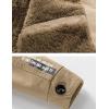 image:imageFlygo Mens Thicken Winter Fleece Lined Hooded Jacket Parkas with Removable HoodBlack