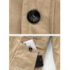 image:imageFlygo Mens Thicken Winter Fleece Lined Hooded Jacket Parkas with Removable HoodBlack