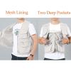 image:imageFlygo Mens Utility Cargo Vest Outdoor Fishing Safari Travel Work Photo Vest with Pockets01 Beige