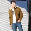 image:imageFlygo Mens Vintage Button Down Slim Fit Fleece Lined Corduroy Jacket OuterwearCoffee