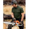 image:imageFlygo Work Shirts for Men Short Sleeve Cotton Button up Western Cowboy Cargo Utility Shirt Classic Work WearArmy Green