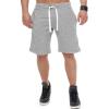 image:imageFlygo Mens Juniors Casual Gym Workout Running Jogger Active ShortsGrey
