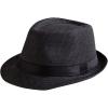 image:imageFlygo Mens Summer Straw Foldable Roll up Hat Fedora Beach Sun Hat UPF50Black