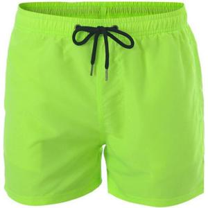 image:imageFlygo Mens 7 Lightweight Quick Dry Workout Gym Running Training Shorts with LinerFluorescent Green