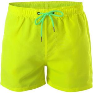 image:imageFlygo Mens 7 Lightweight Quick Dry Workout Gym Running Training Shorts with LinerFluorescent Yellow