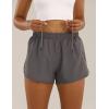 image:imageFlygo Womens 2 in 1 Running Shorts Casual Elastic Waist Athletic Workout ShortsGrey