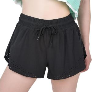 image:imageFlygo Womens 2 in 1 Running Shorts QuickDry Mesh Yoga Workout Athletic ShortsBlack