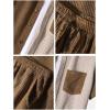 image:imageFlygo Mens 2 Piece Casual Sets Button Down Shirt and Shorts Waffle Set Summer Beach Outfits TracksuitsBrown