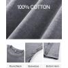 image:imageFlygo Mens Sleeveless Workout Tank Tops Cotton Cut Off Muscle T Shirts Acid Wash Loose Running Gym TeesGrey