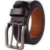 image:imageFlygo Mens Double Prong Leather BeltCoffee