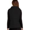 image:imageFlygo Womens Classic Quilted Cotton Padded Puffer Down Vest Waistcoat Sleeveless Cotton Down JacketBlack