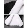 image:imageFlygo Womens Reversible Fleece VNeck Winter Hooded Long Puffer CoatRed
