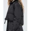 image:imageFlygo Womens Stand Collar Reversible Outdoor Padded Cropped Puffer Vest JacketBlack