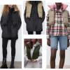 image:imageFlygo Womens Stand Collar Reversible Outdoor Padded Cropped Puffer Vest JacketBlue
