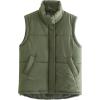 image:imageFlygo Women Puffer Vest Winter Warm Lightweight Sleeveless Down Quilted Padded VestGreen