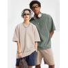 image:imageFlygo Mens Oversized TShirts Acid Wash Cotton Vintage Loose Fit Baggy Tees Summer Short Sleeve Basic Streetwear TopsBlackgreyarmygreenbeige
