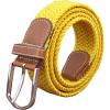 image:imageFlygo No Hole Elastic Braided Woven Belt Stretch Belt For MenWomenJuniorsYellow