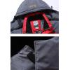 image:imageFlygo Mens Fleece Lined Hooded Windproof Waterproof Jacket Snow Rain OutwearRoyal Blue