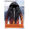 image:imageFlygo Mens Fleece Lined Hooded Windproof Waterproof Jacket Snow Rain OutwearRoyal Blue