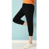 image:imageFlygo Womens 34 Capri Jogger Pants Football Active Running Shorts SweatpantsBlack