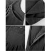 image:imageFlygo Womens Overalls Loose Fit Cotton Linen Bib Overall Wide Leg Jumpsuit Rompers with PocketsDark Grey