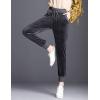 image:imageFlygo Womens Active Solid Velour Joggers Soft Stretch Warm Winter Sweatpants Pants with PocketsGrey
