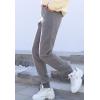 image:imageFlygo Womens Fleece Joggers Pants ClosedBottom Tapered Workout Running Active SweatpantsDark Grey